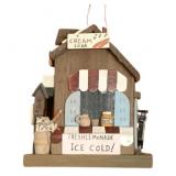 Wood Birdhouse - 8 x 7 x 6
