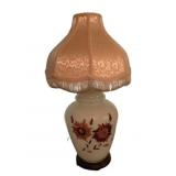 Vintage Porcelain Ginger Jar Lamp - 28' Tall