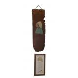 2 Indian Prayer Plaque & Framed Hangings