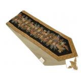 Floral Tapestry Table Runner w/ Tassels