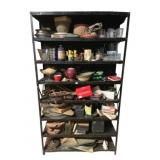 Metal Shelving Unit - Contents NOT Included