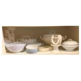 Lot of Assorted White Tableware