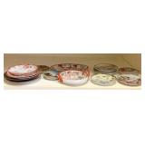 Group Lot of Asian Plates