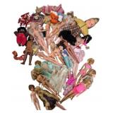 Group Lot of Barbie Dolls