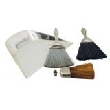 Sterling Brush & Dustpan Set Various Makers