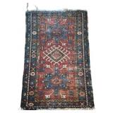 Antique Persian Tribal Wool Rug 53"x32"