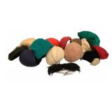 Assorted Vintage Hats w/ 3 hat boxes