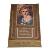 1938 Harmer Funeral Home Calendar