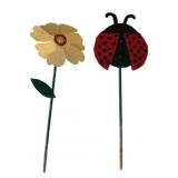 2 Metal Garden Decor