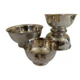 Silver Plate Revere Style Bowls Group of 4