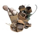 Group Lot of Baskets & More