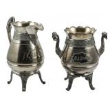 Ca. 1890 Quadruple Plate Creamer & Sugar
