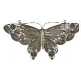 Sterling 950 Butterfly Brooch 0.42oz