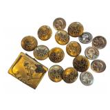 Assorted Vintage US Military Buttons