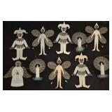 Group of 10 Stephanie Siegel Ornaments