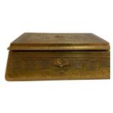 Tiffany Studios New York #1196 Bronze Dresser Box