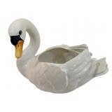 Large Swan Ceramic Planter - 19 x 14