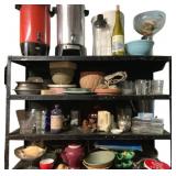 4 Upper Shelf Lots of Assorted Items
