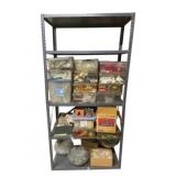 Metal Shelving Unit - Contents NOT Included