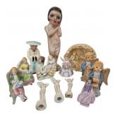 Group of Ceramic and Porcelain Figurines
