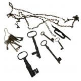 Group of Antique Skeleton Keys