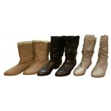 2 Leather Boots by Sudini & 1 Waterproof