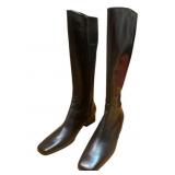 Van Eli Knee-high Leather Boots - new, size 8.5m