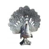 Concrete Peacock Statue - 23 x 21 x 11