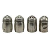 4 Marked Sterling Shakers 0.60oz 1.5"