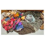 Lot of Assorted Animal Print Scarves