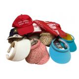 Assorted Visors & Hats to include Trump Flag