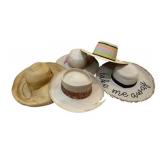 Assorted Straw Hats