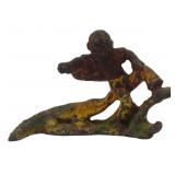 Vtg Black Americana Cast Iron Bottle Opener