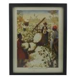 Picking & Weighing Cotton in the South Frame