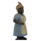 Vintage Cast Iron Aunt Jemima Coin Bank 6"