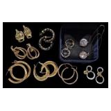 Group of Assorted Costume Earrings