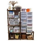 Wood Vintage Shelving - Contents NOT Included