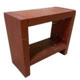 Wood Stool - 14 x 17 x 8