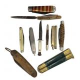 Vintage Collection of Assorted Pocket Knives