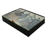 Satin Hanes Hosiery Box w/ Contents 2"x10"x8"