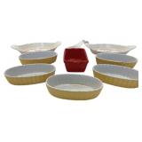 Ceramic Baking Dishes & Serving Bowls Lot