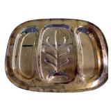 Vintage Meat Serving Tray - 18 x 14