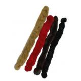 4 Fur Scarves - 30" Long