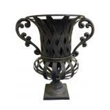 Metal Urn Vase - 17 x 13