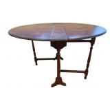 Mahogany Gate Leg Drop Side Table