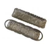 2 Arthur Court Style Bunny Rabbit Trays