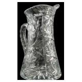 American Brilliant Cut Glass Pitcher Vase