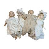 Lot of Assorted Vintage Baby Dolls