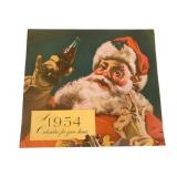 1954 Coca Cola Calendar 8"x7"