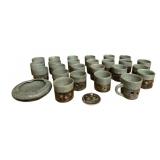 Japanese Obori Soma Ware Tea Cups & Mugs